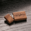 Personalized Grove Wooden USB 2.0 Flash Drive -4GB-Wood Walnut-1417