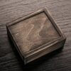 Wooden Box With Sliding Lid -Woodwash Nightshade-1505